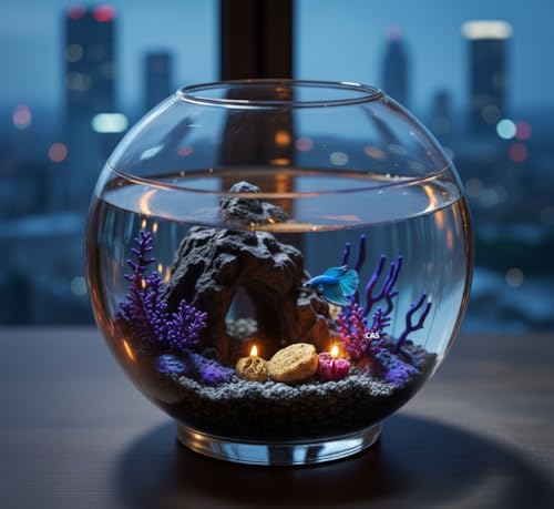 Image of CAS Glass Fish Bowl (W /C (Premium Glass 4 INCH))
