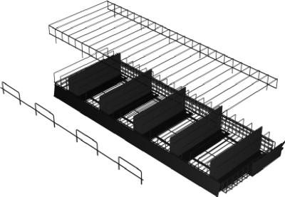 6001-291 Combonation Caulk Display Rack