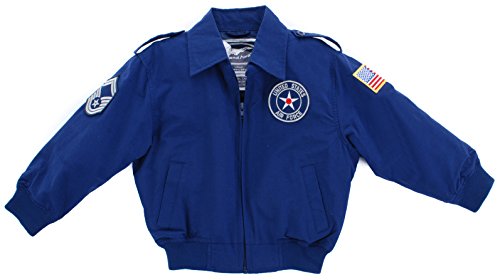 Children's Lightweight U. S. Air Force Jacket in Blue With Three Patches