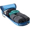 Eagle Creek Pack-It Isolate Slim Cube M/M/M Set - Minimalist Compact Travel Organizer for Hair Styling Tools, Belts & Small Items - Travel Accessories - Blue Dawn