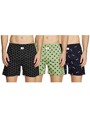 Image of Longies Men's Cotton Printed Regular Boxer Shorts