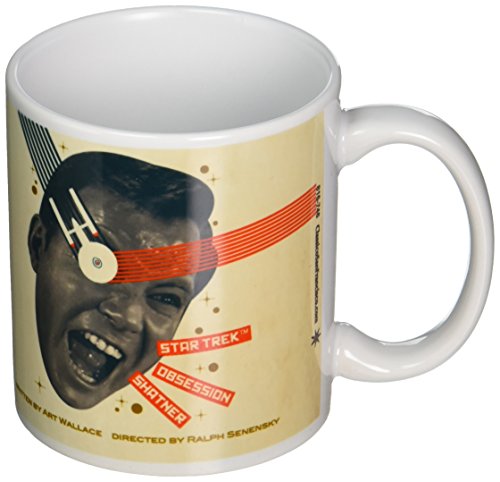 Star Trek Obsession (Captain Kirk, William Shatner) Sci-Fi TV Television Show Porcelain Gift Coffee (Tea, Cocoa) 11 Oz. Mug