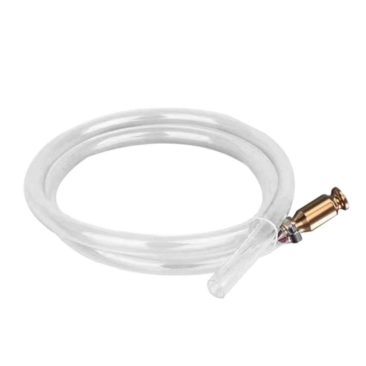Tuyau de siphon manuel de transfert carburant essence eau raccord laiton 4m IMIKEYA