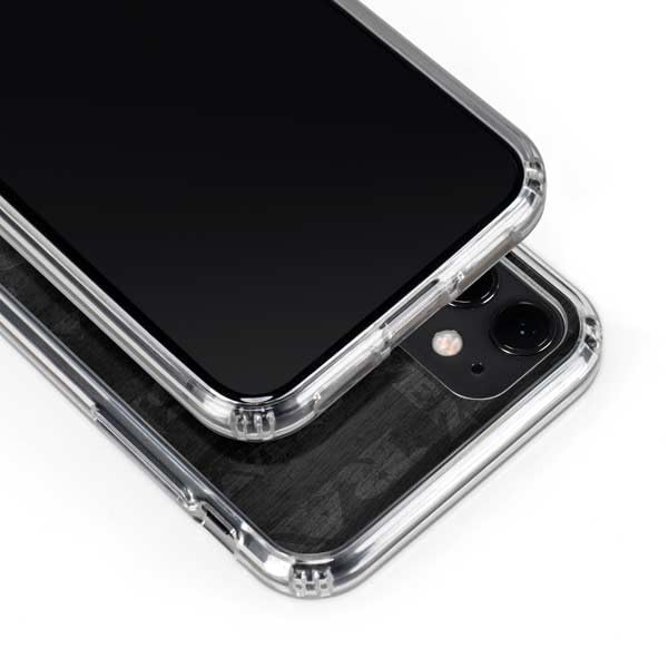 Skinit Clear Phone Case Compatible with iPhone 11 - Officially Licensed NFL Baltimore Ravens Black & White Design