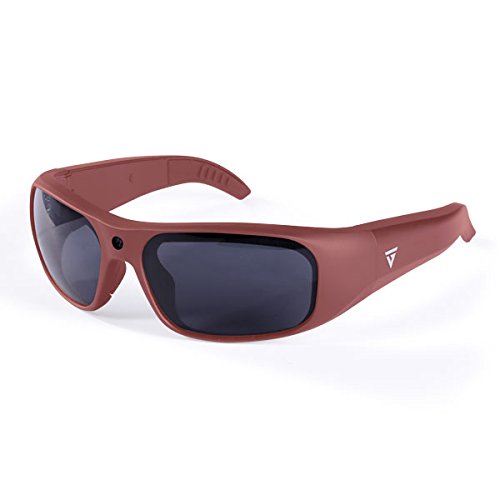 Govision Water-Resistant Rose Gold Apollo 1080P Video Recording Sunglasses With Uv Lenses Capture Built In Rechargeable Battery 8Gb Memory Hard Case And Accessories #TOP1