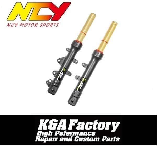 NCY正規品フロントサスペンションショックフロントフォークセット ゴールドカラー シグナスグリファスグリフィス6型 SEJSEHJ