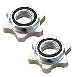 Barbell Lock – 1 Pair Anti-Slip Weight Clamps | Secure Dumbbell Bar Clips for Strength Training, Heavy-Duty Weight Bar Collars, 1 Inch Barbell Stopper for Home Gym, Lifting Workout Equipment