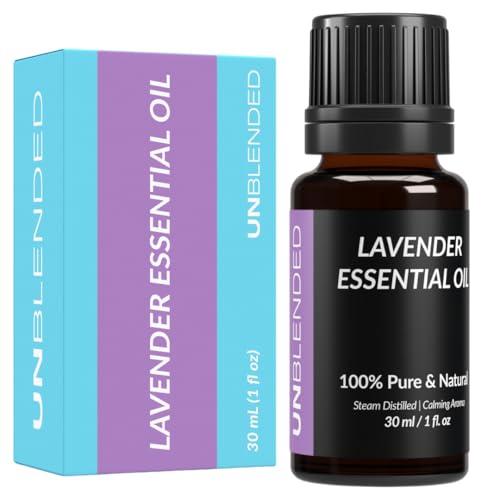 Lavender Essential Oil by Unblended 30ml &ndash; 100% Pure, Steam Distilled, Natural Aromatherapy Oil...