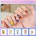 12 Colors Nail Art Pens Set, 2025 New Nail Art Markers for 3D Nail Art, Drawing Painting Liner Brush for DIY Nail Art Beauty Adorn Manicure Tools