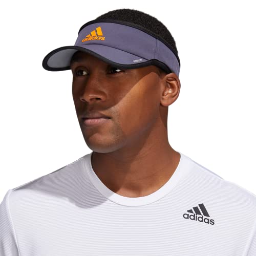 Adidas Men's Superlite 2 Visor, Shadow Navy/Black/Orange Rush, One Size #TOP4