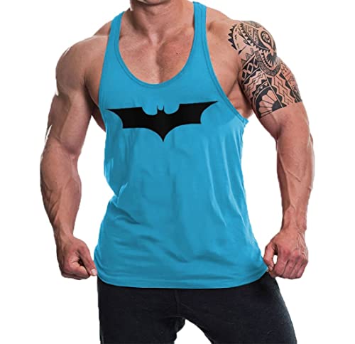 Image of THE BLAZZE 0051 Men's Tank Tops Muscle Gym Bodybuilding Vest Fitness Workout Train Stringers