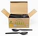 Biodegradable / Compostable Heavyweight Disposable Spoons - 100 COUNT CPLA SPOONS - Eco Friendly Compostable Spoons made from cornstarch