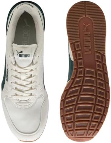PUMA ST Runner v4 Mesh Unisex Yetişkin Spor Ayakkabı, Vapor Gray-Green Terrain-Gum, 42 - Görsel 4