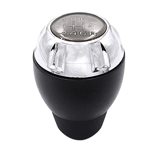 Alpeaken Gear Chrome Shift Knob Compatible With Jeep Manual Transmission Jk Wrangler 2011-2018 Series #TOP4
