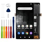 Duotipa Écran LCD numériseur de rechange pour Sonim XP10 XP9900 avec kit d'outils de réparation technique Noir 5,5