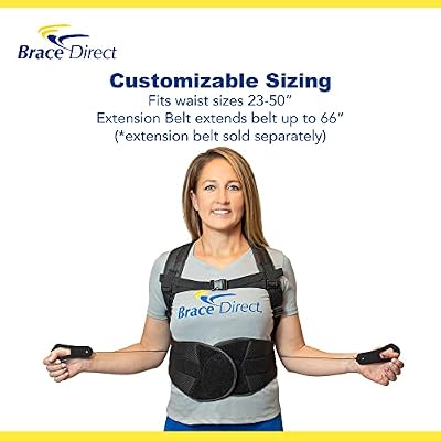 TLSO Full Back Brace Plus Extension Panel Plus Hot/Cold Pack Insert