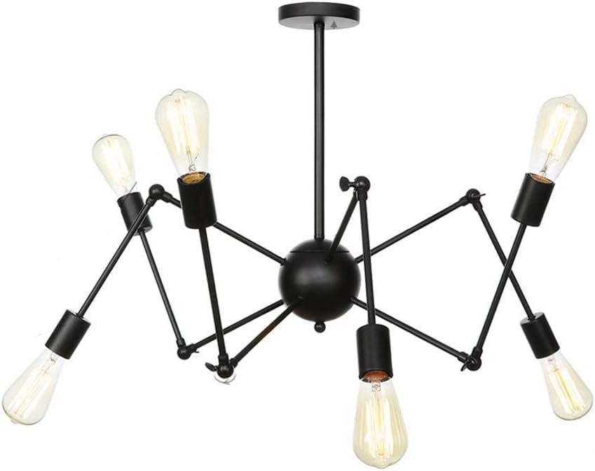 Candelabros E26 Oro Sputnik Lámpara Colgante vintage para iluminación de techo en salones modernos