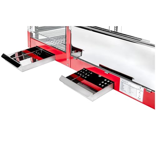 Royal Catering - Popcorn Machine - 1820 W - heated storage - red - Image 7