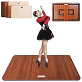 PreGymnastic Portable Dance Floor for Tap Dancers,Durable Tap Board at Home and Ourdoor, Cushioned Tapping Boards Dance for Any Surface,Two Sizes and Three Colors