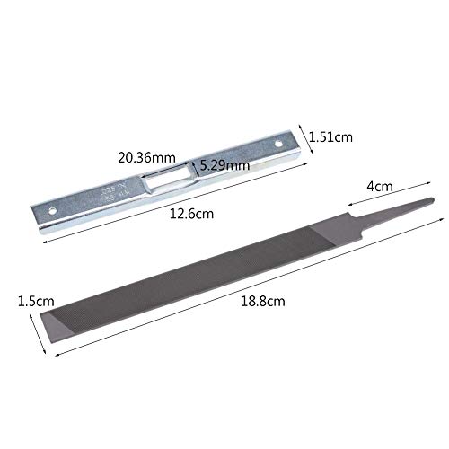 5 Inch Chain Saw Depth Gauge, Chainsaw Sharpener Jig, Chainsaw Sharpening Kit, Chainsaw Drag Measure Tool, Cutting Systems Depth Gauge & Flat File For General Chainsaw #TOP2