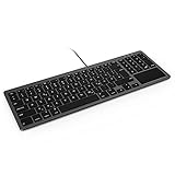touchpad entsperren laptop Kompatibilität & Ultraslim Design : Abmessung der Tastatur: 366x124x13mm. Mit dem Minimal Design können Sie die Tastatur leicht in Rücksack oder Elektroniktasche organisieren, ideal für unterwegs.Die Typ-C-Schnittstelle und der angeschlossene USB-Adapter lässt diese Tastatur sich mit den meisten derzeit auf dem Markt befindlichen Geräten kompatibel.