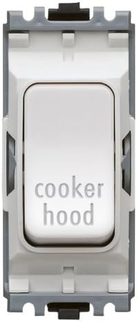 MK Electric Edge 20 Amp DP 1 Way Printed Switch Module for Cooker Hood