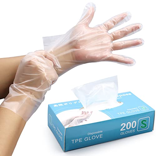POPMISOLER 200Pcs Disposable Sushi Gloves, TPE Material,