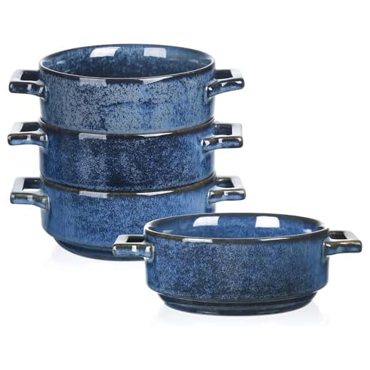 Porcelain Soup Bowls with Handles