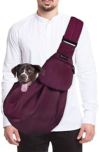 SlowTon Bandolera para Perro  Pet Carrier Dog Puppy Hand Sling para Cachorros Correa
