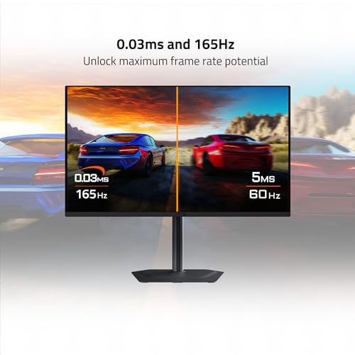 Image of GIGABYTE - MO32U - 32 inch QD-OLED Gaming Monitor - UHD 3840x2160-165Hz - 0.03ms GTG - AMD FreeSync Premium Pro - Type C KVM - HDMI, DP - Height Adjustable - Black