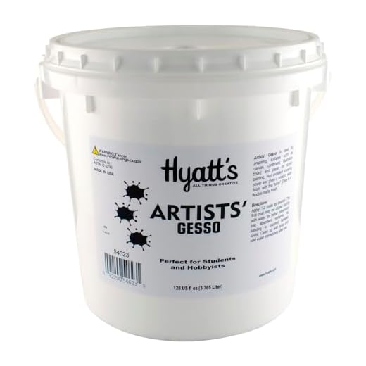 Hyatt's Artists’ Gesso Primer for Acrylic