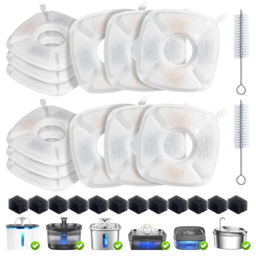 24Pcs-Cat-Fountain-Filter-For-Veken-Water-Fountain-Filters 24Pcs Cat Fountain Filter For Veken Water Fountain Filters - Image 1