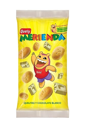 Quely Quely Merienda Con Chocolate Blanco 80 g Pack de 21
