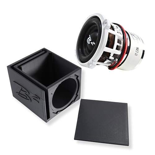 B2 Audio Single Ported Subwoofer Box Enclosure w/1x Rampage RC2 2