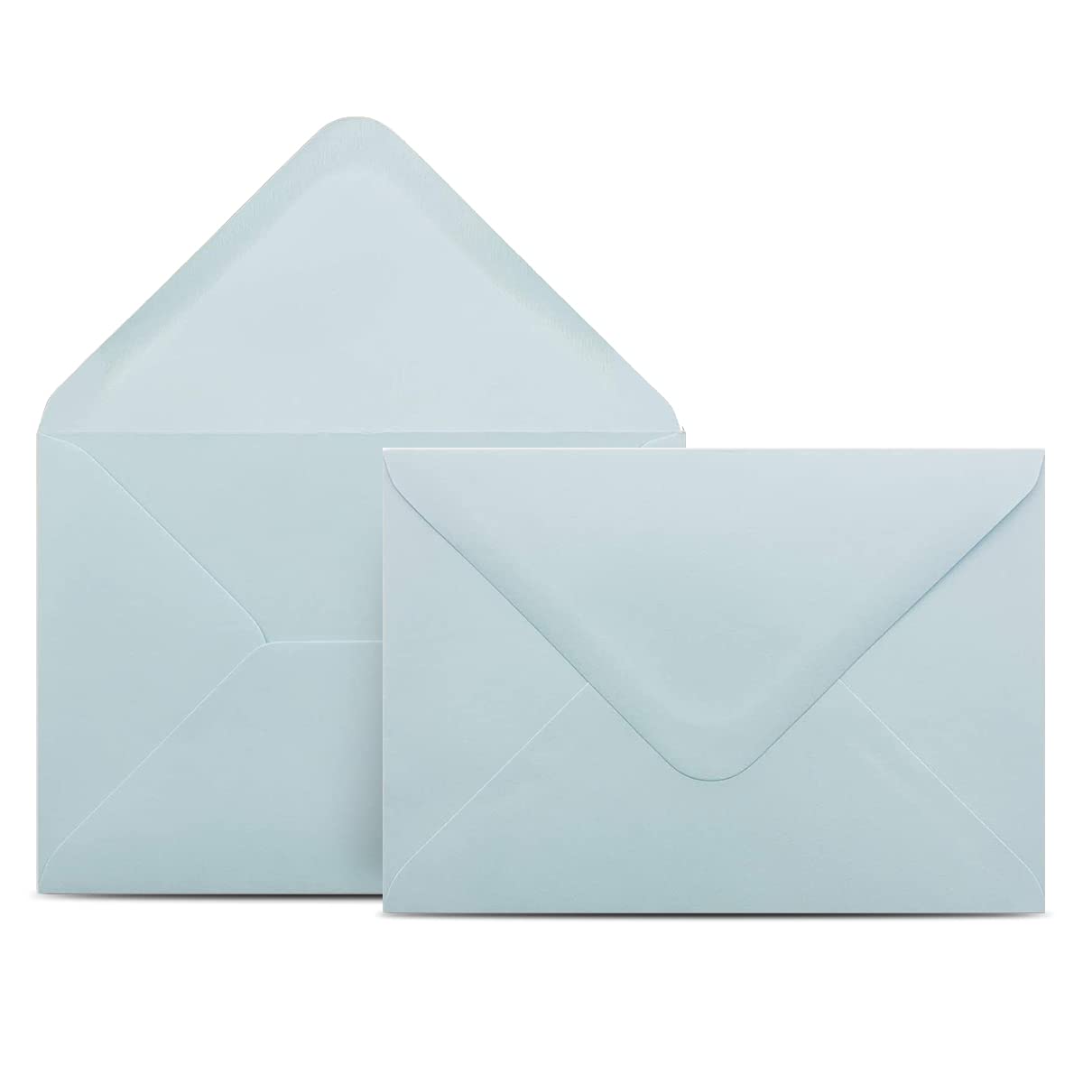 100x Briefumschläge 12 x 18 cm - ca DIN B6 mit Haftklebung, weiß, stabile 90 Gramm pro m², Umschläge für Grußkarten und Einladungen
