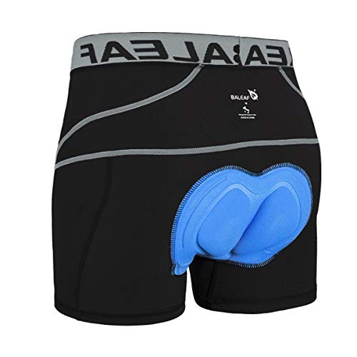 BALEAF Men's 3D Padded Cycling Underwear Shorts - Bike Undershorts Bicycle MTB Underpants