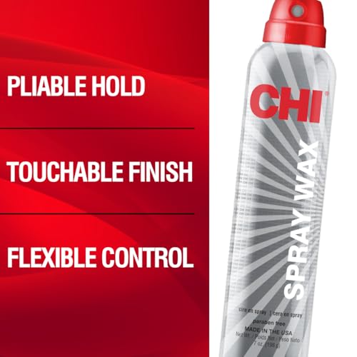 chi spray wax hair spray for creating textured looks that last leaves a touchable finish sulfate paraben amp cruelty-free 7 oz