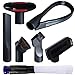 GIBTOOL Replacement 32mm (1 1/4 inch) Vacuum Attachments, Brush Kit Dirt Remover for Home Air Vents Corner Pets Drawer Car Dusty Vacuum Brush Attachment