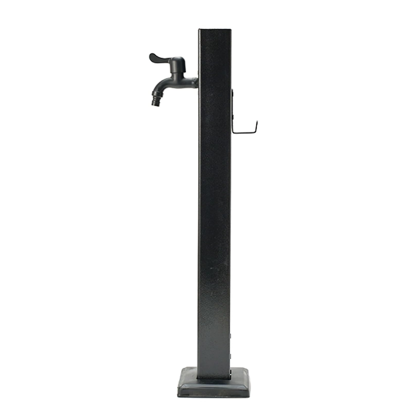 Colonna d'acqua da giardino in acciaio inossidabile 304, supporto per tubo autoportante, durevole, per esterni, per irrigazione e lavaggio, design resistente alla ruggine