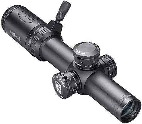 Bushnell AR Optics 1-8x24mm Illuminated Riflescope with BTR-1 223/556 BDC Reticle, Waterproof and Fully-Multi Coated