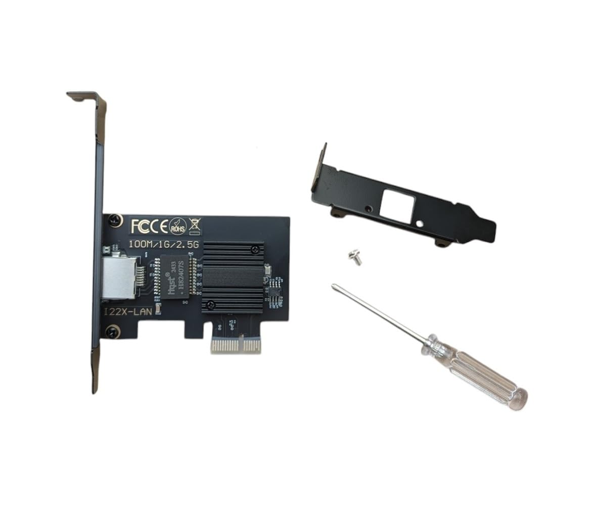 Scheda di rete PCIe da 2,5 Gbit con i226-V 2.5G LAN Ethernet Interface 2.5Gbps RJ45