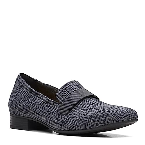 Clarks Clarks Women's Tilmont Eve Loafer Flat, Black Interest, 9 Medium US