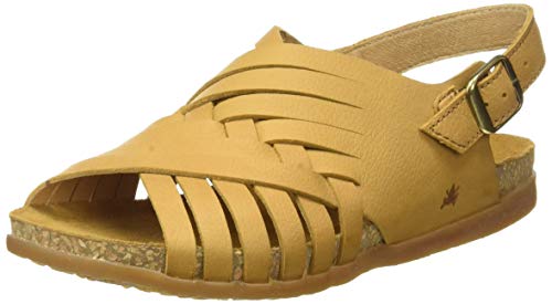 El Naturalista Zumaia, Sandalias con Punta Abierta para Mujer, Amarillo (Curry Curry), 38 EU