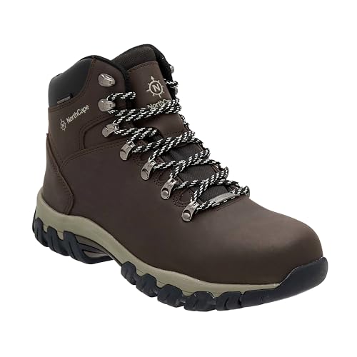 Image of Northcape Leather Waterproof Boot Brown UK 8