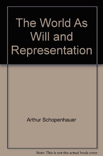 The World As Will and Representation B000HX8PZC Book Cover