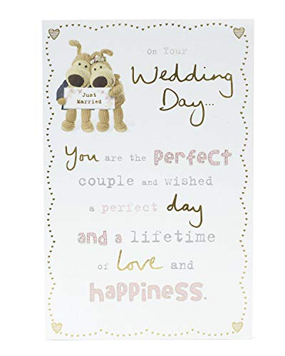 Wedding Card - Wedding Card for Couples - Wedding Gift Card - Boofle Wedding Card - Wedding Gifts - Cute Card for Weddings - Celebrations Card