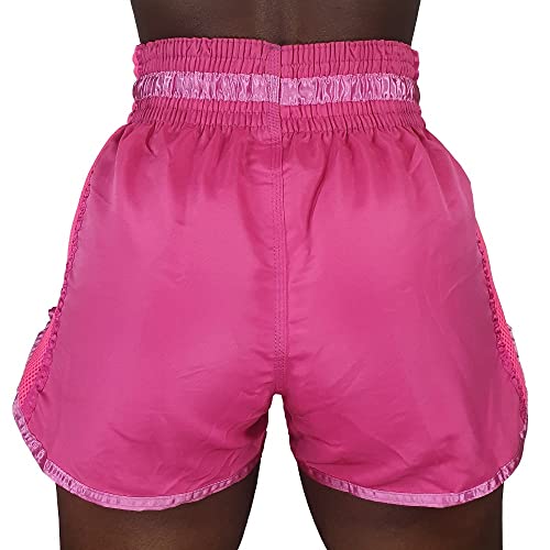 Short de Muay Thai Modelagem Tailandesa - Spank (Rosa, M)
