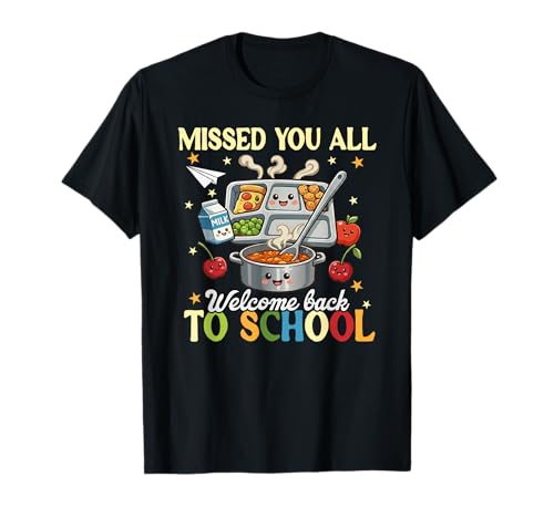 Back to School Lunch Lady First Day School Cafeteria Worker T-Shirt