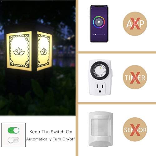 Dusk to Dawn Light Bulb,ProPOW 5W (40 Watt Equivalent) Sensor LED Bulbs A19 Automatic On/Off, Indoor/Outdoor Lighting Lamp for Porch Garage Driveway Yard Hallway Basement Patio(B22,Soft White,2-Pack)