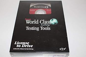 Paperback License to Drive World Class Learning Testing Tools ("Authored by Alliance for Safe Driving.") Book